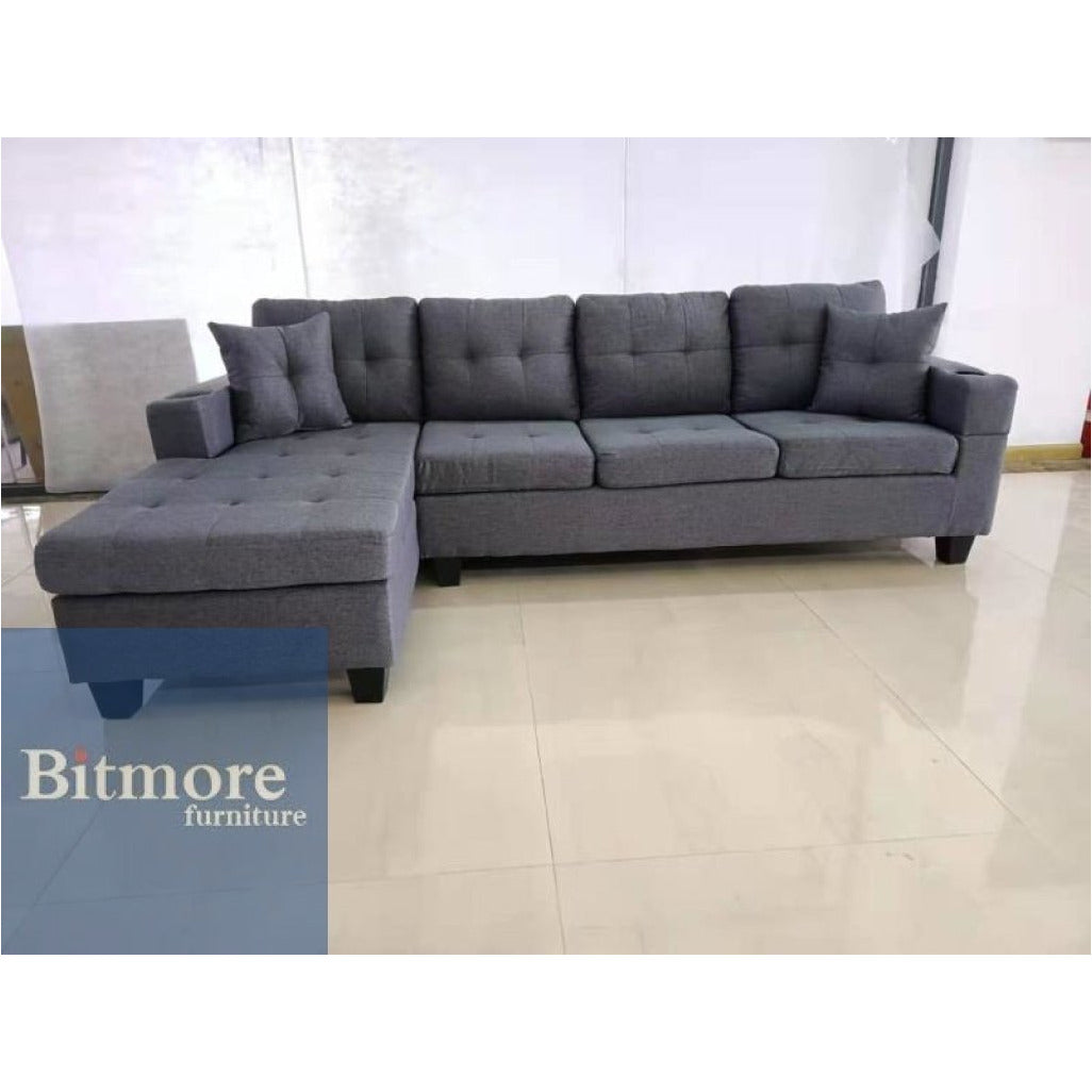 4 Seater Chaise With Cup Holder