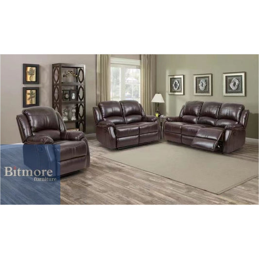 Manual Recliner 3 Piece Set Sofa